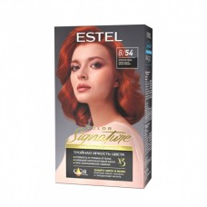Стойкая крем-гель краска для волос COLOR Signature 8/54 Красная медь